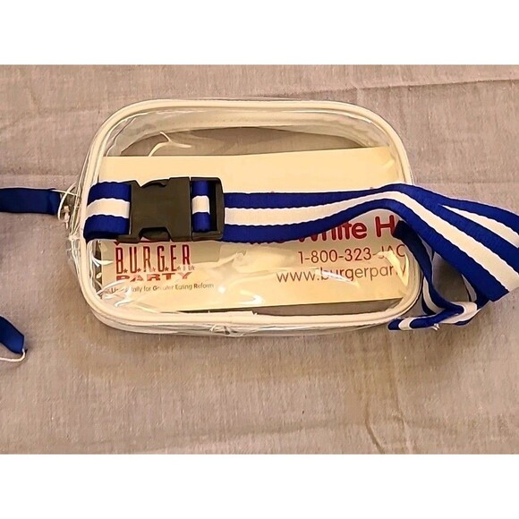 Clear Fanny Pack Stadium Approved Transparent Waist Bag For Travel,  Events, - Picture 4 of 7